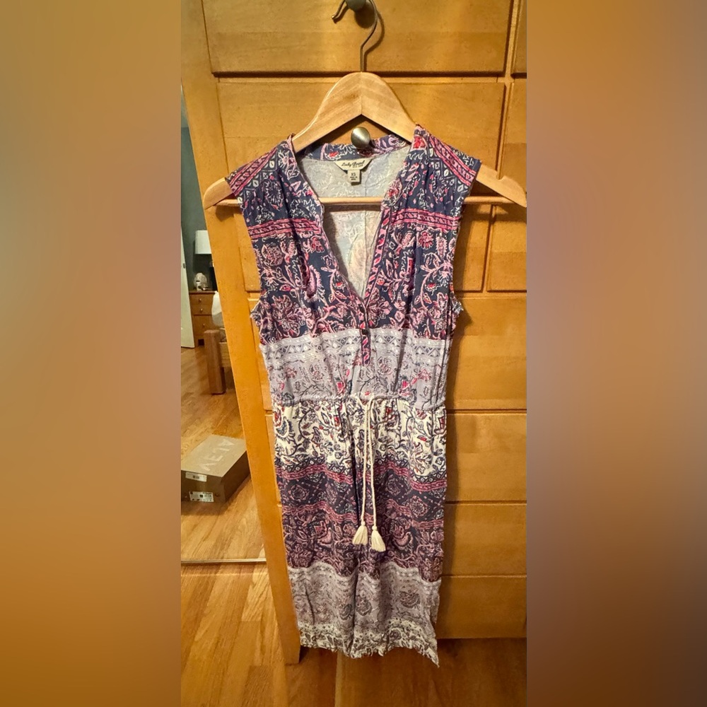 Lucky brand dress with tassel tie